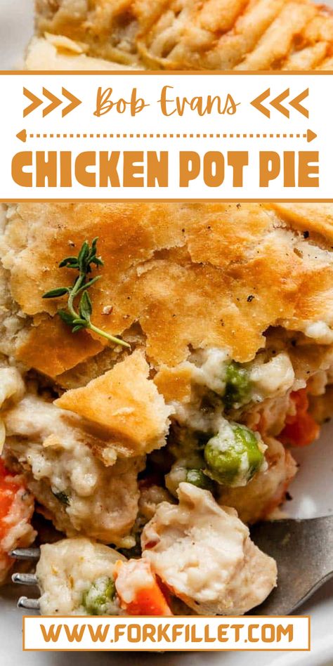 Try this Bob Evans Chicken Pot Pie  Recipe It's a cozy meal filled with tasty chicken, veggies, and a yummy crust. Best Chicken Pot Pie Recipe, Cracker Barrel Chicken, Easy Chicken Pot Pie Recipe, Best Chicken Pot Pie, Chicken Pot Pie Filling, Chicken Pot Pie Recipe, Pot Pie Filling, Pot Pie Recipe, Easy Chicken Pot Pie