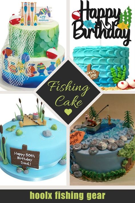 Whether you're an avid angler or simply enjoy a good pun, a fishing cake is sure to reel you in with its charm and delectable flavors. This unique and whimsical treat is a perfect way to celebrate a birthday, a fishing trip, or simply to add a touch of fun to any occasion. From its playful design to the endless possibilities for customization, a fishing cake is a delicious adventure for both kids and adults. Fishing Cakes For Kids, Fishing Cakes For Men, Fishing Birthday Cake, Gone Fishing Cake, Fondant Fish, Fisherman Cake, Happy Birthday Fishing, Fish Cake Birthday, Fishing Cake