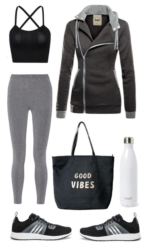 "Pilates Class" by alwaysinvogue ❤ liked on Polyvore featuring T By Alexander Wang, adidas, Venus and S'well Pe Class Outfit, Sporty Wear, Pe Class, Class Outfit, Zip Coat, Adventure Outfit, Workout Outfits, T By Alexander Wang, Fit Check