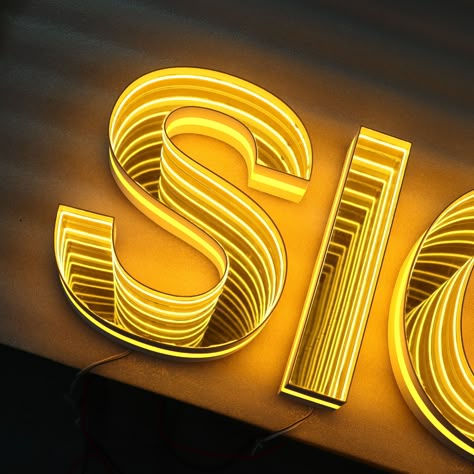 Product Description: Introducing our Custom Infinity Mirror LED Track Channel Letters! These beautifully crafted letters and numbers are the perfect addition to your business signage or personalized wall decor. Handmade with care, these custom signs are made using premium quality materials such as metal, acrylic, UV print, laser-cut metal, and LEDs. Highlights: - Handmade with care by a team of professionals - Multiple customization options available - Prominent your business with a strikingly unique sign - Perfect decor for any space, both indoors and outdoors - Crafted using premium quality materials Benefits: 1. Eye-catching Design: Our Custom Infinity Mirror LED Track Channel Letters are designed to make your business stand out. The infinity mirror effect combined with the LED lighting Lighted Signage, Light Signage Design, Mirror Signage, 3d Letter Signage, Led Letters Signage, Acrylic Led Sign Board Design, Acrylic Backlit Signage, Backlit Logo Signage, Backlit Letters Signage