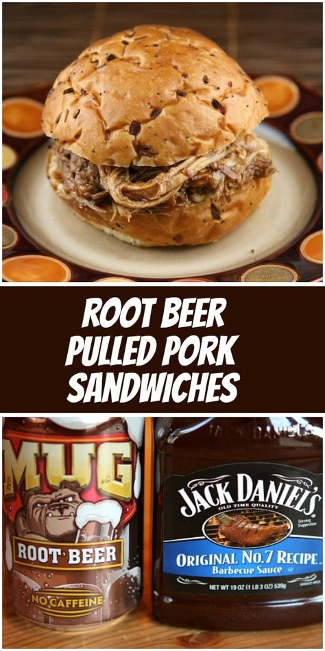 Root Beer Pulled Pork, Crockpot Vegan, Basil Tofu, Rootbeer Pulled Pork, Pork Sandwich Recipes, Beer Pulled Pork, Bbq Pulled Pork Slow Cooker, Pulled Pork Recipe Slow Cooker, Pulled Pork Sandwiches