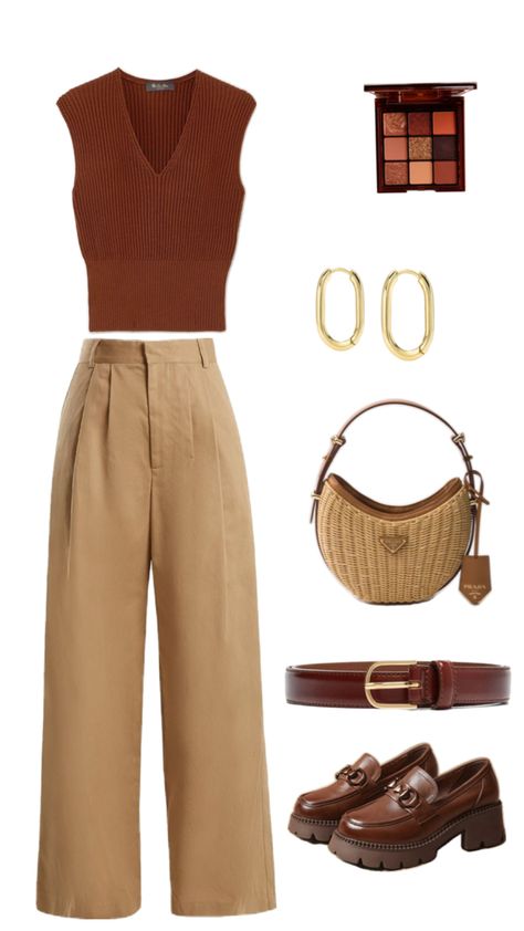 Professional Outfits Women Summer, Earth Tone Outfits, Casual Work Outfits Women, Design Moda, Professional Outfits Women, Stylish Work Outfits, Casual Chic Outfit, Outfit Inspo Fall, Professional Outfits