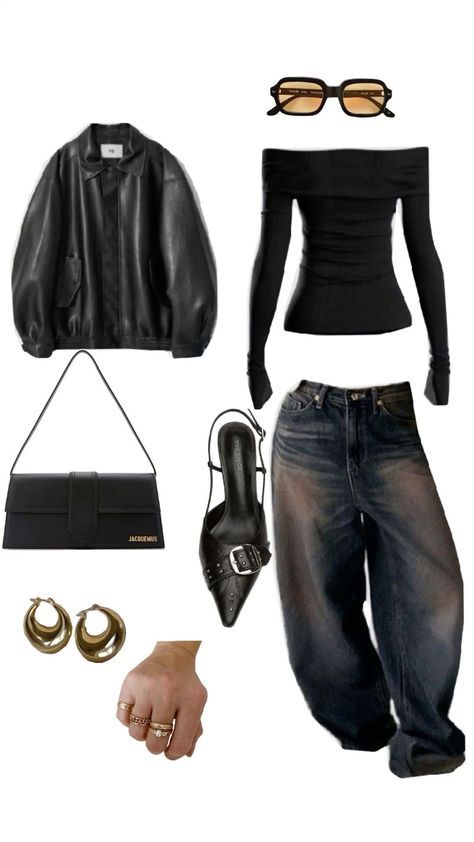 Clothes And Accessories, A Woman, Outfit Inspo, Clothes, Black