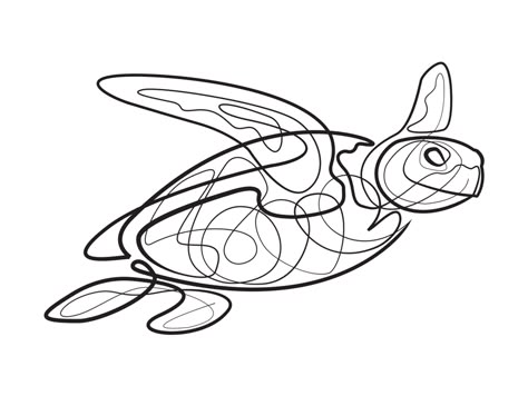 Cute Turtle Art, Sea Turtle Artwork, Sea Turtle Tattoo, Turtle Tattoo Designs, Turtle Drawing, Marquesan Tattoos, Single Line Drawing, Turtle Tattoo, Tattoo Bracelet