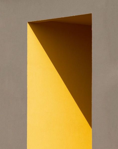 Yellow passage in grey wall Colour Architecture, Minimal Photo, Minimal Photography, 背景 シンプル, Minimalist Photography, Minimalist Architecture, Foto Art, Abstract Photography, Corporate Design