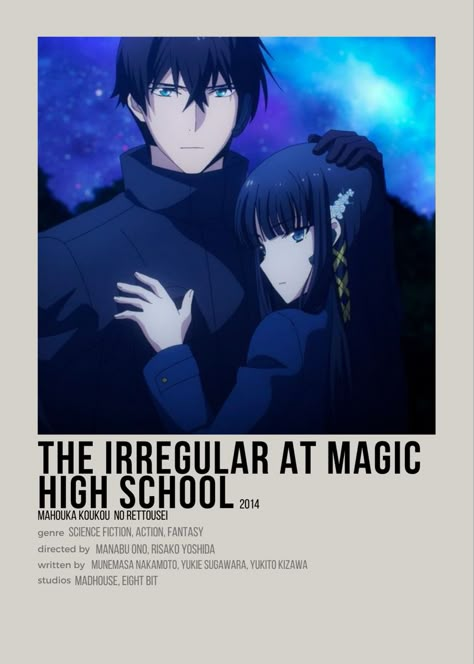 Anime Mahouka Shiba Tatsuya Miyuki Best Family Halloween Costumes, Irregular At Magic High School, Magic High School, Manga Recommendations, Anime Websites, Filmy Vintage, Best Romance Anime, Japanese Animated Movies, Anime Suggestions