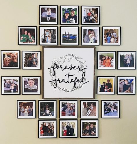 Diy Wall Collage Ideas, Family Photo Wall Arrangements, Mix Tile Photo Wall Ideas, Wall Collage Diy, Wall Arrangement Ideas, Photo Arrangements On Wall, Wall Collage Ideas, Picture Arrangements On Wall, Diy Wall Collage