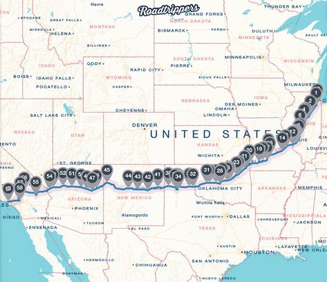 Route 66 Trip, Route 66 Road Trip, Road Trip Map, Arizona Road Trip, Ultimate Road Trip, Rv Road Trip, Cross Country Road Trip, Road Trip Routes, National Park Road Trip