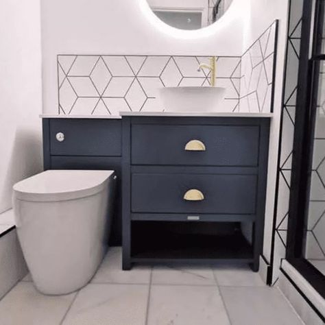 Bathroom Toilet Sink Unit, Bathroom Toilet And Sink Vanity Unit, Sink And Toilet Unit, Harvey George Vanity Unit, Sink And Toilet Vanity Unit, Toilet And Sink Vanity Unit, Eaves Ideas, Ensuite Vanity, Toilet Vanity Unit