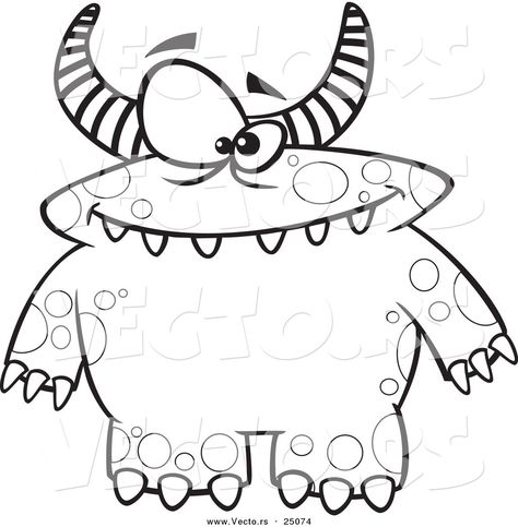 Monster Template, Monster Truck Drawing, Monster Horns, Monsters Coloring Pages, Monster Quilt, Doodle Monster, Monster Truck Coloring Pages, Monster Clipart, Monster Coloring Pages