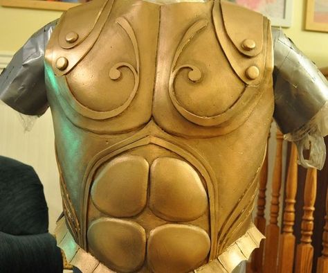 Foam Breastplate Foam Breastplate, Craft Foam Armor, King Triton Costume, Armor Tutorial, Rwby Cosplay, Roman Armor, Roman Helmet, Foam Armor, Best Armor