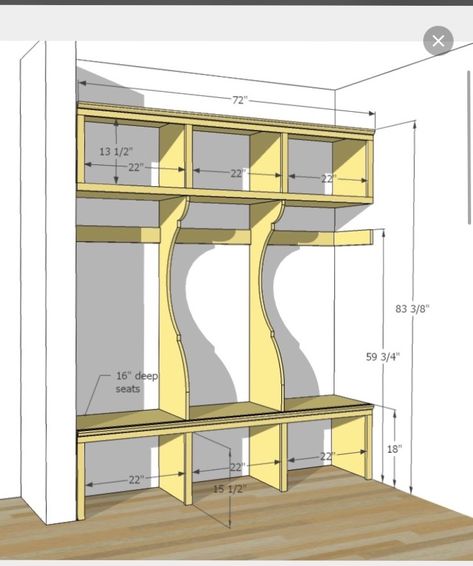 Diy Lockers, Mudroom Ideas Diy, Garage Mudroom, Diy Locker, Mudroom Cabinets, Mudroom Flooring, Mudroom Makeover, Garage Diy, Mud Room Entry