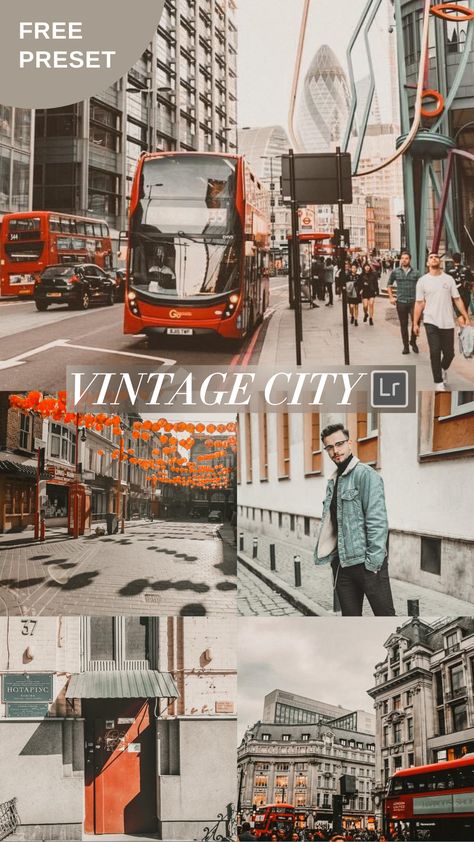 Lightroom City Presets, Retro Filter Lightroom, Retro Preset, Vintage Preset, Retro Filter, Vsco Filter Free, Presets Lightroom Free, Best Free Lightroom Presets, Pretty Presets