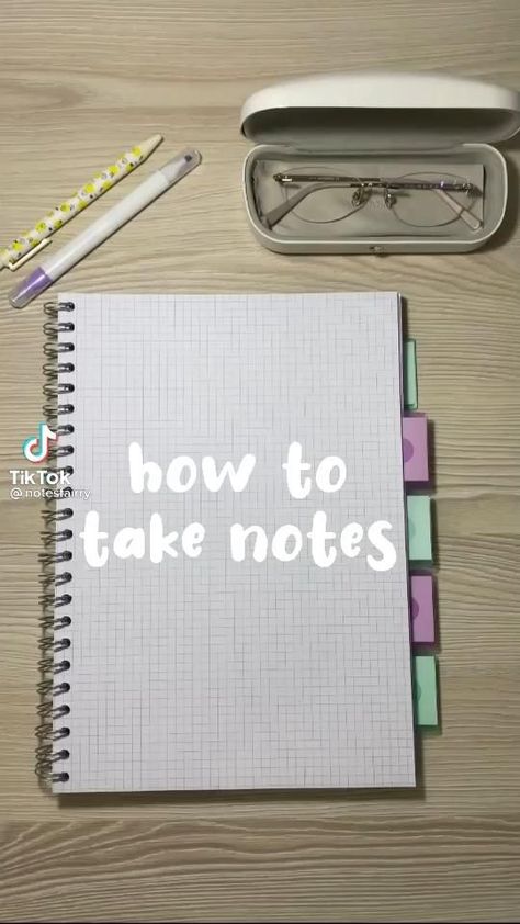 Notes Layout, Notesbog Design, How To Take Notes, Studie Hacks, Tatabahasa Inggeris, Kraftangan Prasekolah, Hadiah Diy, Organization Notes, خريطة ذهنية