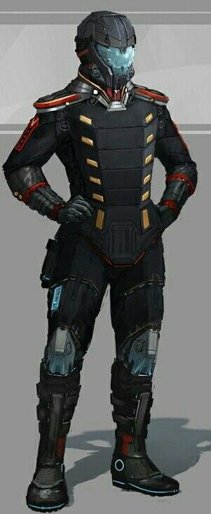 Sci Fi Officer Concept Art, Sci Fi Officer Uniform, Sci Fi Businessman, Sci Fi Uniform Concept, Futuristic Army Uniform, Sci Fi Guard, Futuristic Guard, Sci Fi Armor Concept, Space Armor Concept