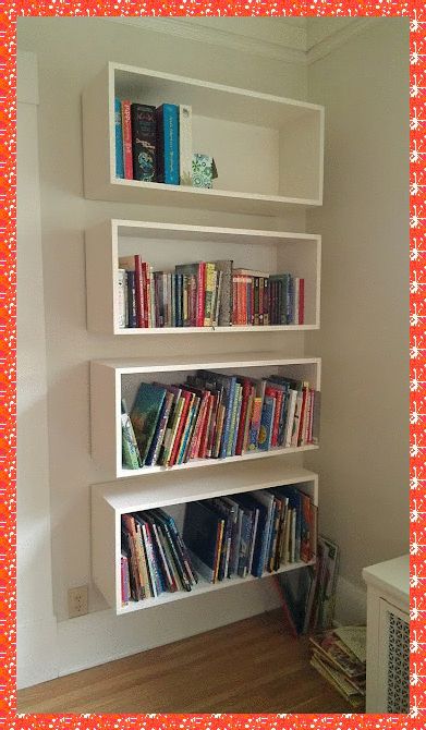 Ikea Book, Ikea Playroom, Floating Bookshelves, Ikea Bookshelves, Trendy Living Rooms, Floating Shelves Diy, Ikea Storage, Room Shelves, Living Room Shelves