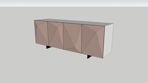 Consoles | 3D Warehouse Console 3d Warehouse, Cubic Architecture, Sketchup Warehouse, Sketchup Models, Sketchup Model, Interior Design Concepts, 3d Warehouse, Tv Cabinets, Home Furniture