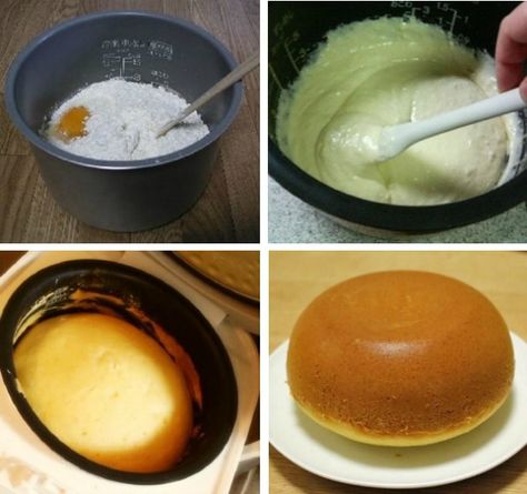 Giant Pancake, Rice Cooker Pancake, Rice Cooker Cake, Pancake Cake, Make Pancakes, Rice Cooker Recipes, How To Make Pancakes, Homemade Breakfast, Fluffy Pancakes