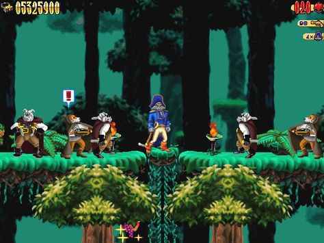 Claw: The Dark Woods Captain Claw, Claw Game, Pirate Cat, Game Graphics, Dark Woods, Best Titles, Action Adventure Game, Old Games, Platform Game