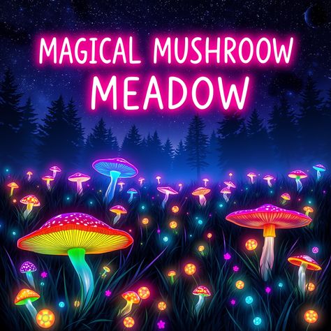 Luminescent Mushroom Meadow

#LuminescentMeadow #NightMagic #FantasyArt #art #poster Luminescent Mushroom, Art Poster, Fantasy Art, Stuffed Mushrooms, Art