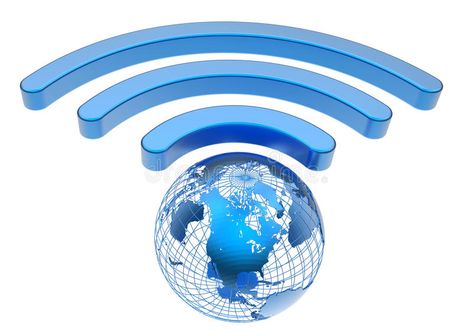 Wireless earth broadband symbol. Concept for world wide wifi broadband internet , #AD, #symbol, #Concept, #world, #Wireless, #earth #ad Visual Design Trends, Broadband Internet, Wifi Internet, Blue Gradient, Modems, Internet Access, Stock Illustration, Podcast, Internet