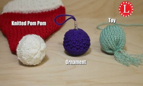 Loom Knit a Pom Pom, Toy or Ornament My last post was for a Santa Hat. In the video I promised to give you guys the pattern for the knitted pom-pom. I have to keep my promises so below is the pattern. I have also included the ball and ornament. Hope you guys like them. … … Continue reading → Free Loom Knitting Patterns, Knitting Projects Blanket, Round Loom Knitting, Knit Christmas Ornaments, Knit Pom Pom, Round Loom, Knifty Knitter, Loom Knitting Projects, Loom Knitting Patterns