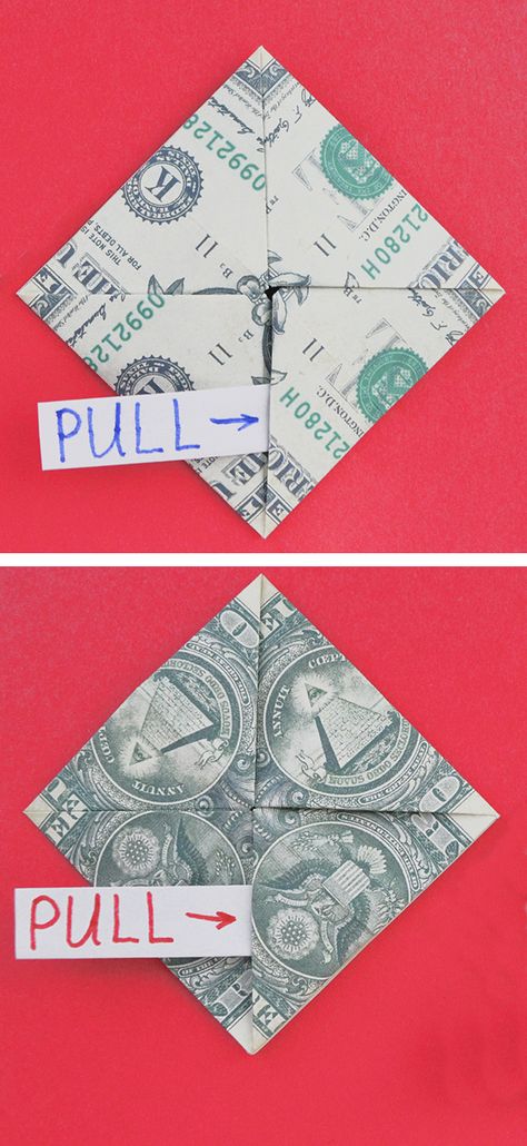 Folded Dollar Bills Easy, Oragami Money, Origami Numbers, Fold Dollar Bill, Money Gifting, Easy Money Origami, Money Puzzles, Origami Shirt, Twenty Dollar Bill