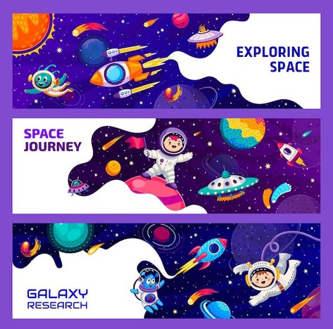 Outer Space Character Design, Travel Vector, Space Character, Funny Alien, Alien Character, Aliens Funny, Character Graphic, Space Aliens, Space Planets