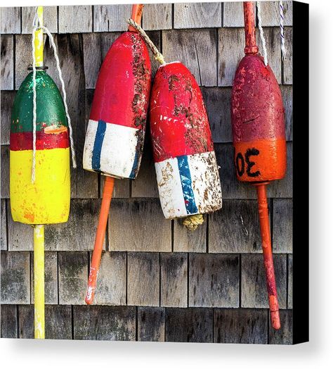 Buoys Art, Cape Neddick Maine, Buoy Decor, Summer Painting Ideas, Nautical Alphabet, Lobster Buoys, Lobster Shack, Coastal Ideas, Fishing Shack