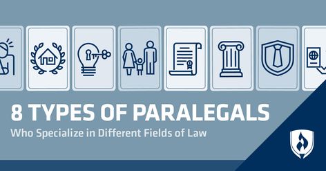 8 Types of Paralegals Who Specialize in Different Fields of Law | Rasmussen College Paralegal Student Aesthetic, Paralegal Aesthetic, Paralegal Studies, Paralegal Student, Legal Career, Career Clusters, Doctor Lawyer, Legal Assistant, Choose Your Path