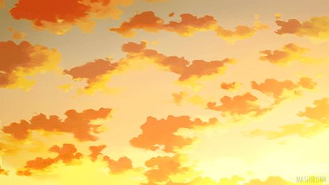 Sun Gif, Yellow Anime, Chicas Punk Rock, Orange Anime, Background Gif, Sky Gif, Minako Aino, Japon Illustration, Banner Gif