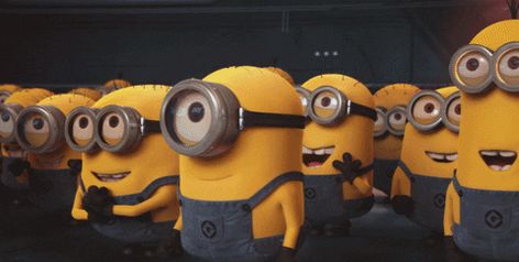 via GIPHY Despicable Me Gif, Minion Gif, Mike And Ike, Happy Minions, In Theaters Now, Minions Despicable Me, Banner Gif, Shows And Movies, Climate Crisis