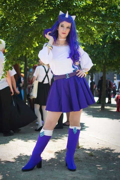 Rarity Mlp Cosplay, Rarity Cosplay, Rarity Costume, Fluttershy Cosplay, Mlp Cosplay, My Little Pony Costume, Equestria Girl, Cosplay Tips, People Dress