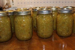 How to Make Green Tomato Salsa : 3 Steps (with Pictures) - Instructables Salsa Verde Canning Recipe, Green Tomato Salsa Verde, Canning Zucchini, Canning Green Tomatoes, Green Tomato Salsa, Green Tomato Relish, Salsa Canning Recipes, Canning Tomatoes Recipes, Zucchini Relish