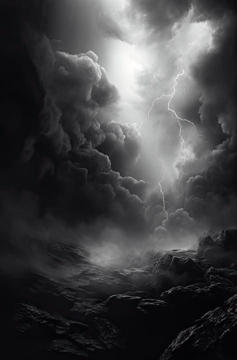 #Wallpaper #art #clouds #sky #lightning #fantasy #black_and_white Wallpaper Backgrounds Lightning, Black Wallpaper Lightning, Dark Clouds Drawing, Storm Clouds Drawing, Black Clouds Aesthetic, Black Clouds Wallpaper, Thunderstorm Illustration, Cyberpunk Black And White, Lightening Art