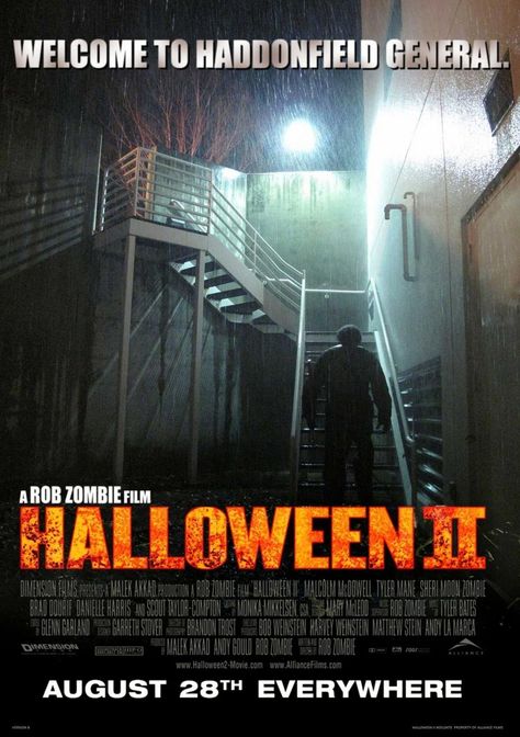 halloween 2 -One of my fav halloween movies Halloween 2007 Poster, Zombie Signs, Rob Zombie Halloween 2, Top Zombie Movies, Rob Zombie Movies, Halloween Resurrection, Halloween 2009, Rob Zombie Film, 31 Movie Rob Zombie