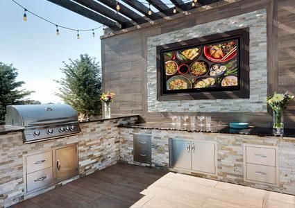 Outdoor Kitchen Designs & Planning : BBQ Guys Fireplace Pizza Oven, Dream Outdoor Kitchen, Bbq Guys, Outdoor Kitchen Bars, Outdoor Kitchen Plans, Bbq Island, Outdoor Kitchen Design Layout, Door Kitchen, Outdoor Kitchen Ideas