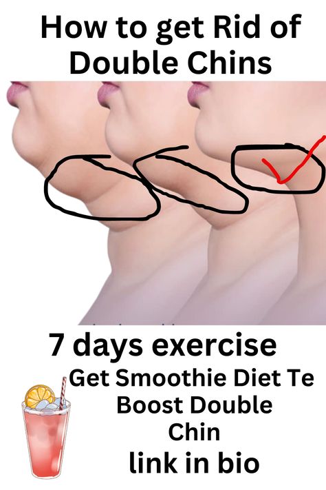 Double chin is a common cosmetic concern that affects a large number of people, both young and old. It occurs when an excess layer of fat accumulates beneath the chin, resulting in the appearance of a second chin. While double chins can be influenced by genetics and age, various lifestyle factors such as lack of exercise and poor eating habits can also contribute to their development. Double Chin, Smoothie Diet, Eating Habits, Diet, Lifestyle