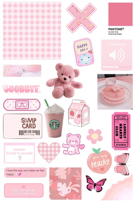 Aethstetic Stickers Printable, Pink Printable Stickers For Journal, Printable Sticker Sheet Aesthetic, Pink Journal Stickers Printable, Scrapbook Stickers Printable Pink, Pink Aesthetic Stickers Printable, Journal Pink Aesthetic, Pink Journal Stickers, Pink Stickers Aesthetic Printable