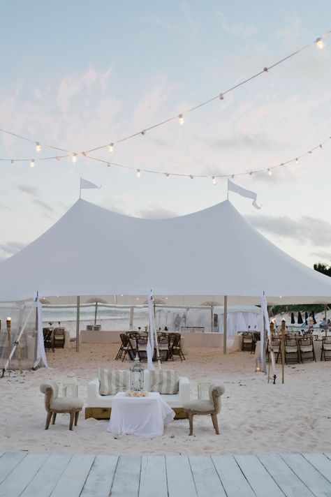 Tented Reception at Runaway Hill Inn in Harbour Island, Bahamas need to find out more about having your wedding on this wonderful pink sand beach contact us today by email! Caribbean Beach Wedding, Beach Reception, Destination Wedding Caribbean, Beach Wedding Reception, Tafel Decor, Sea Wedding, Harbour Island, Tent Reception, Beach Wedding Inspiration