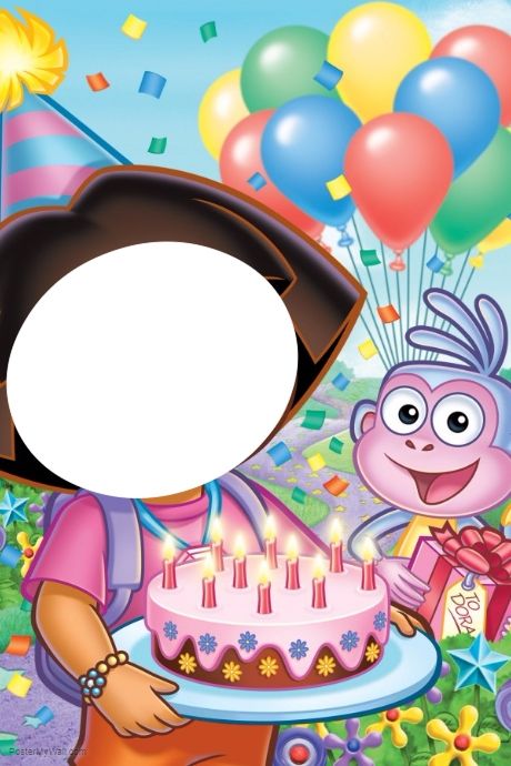 Dora Birthday Party Prop Frame Dora Birthday Party, Dora Birthday, Happy Birthday Icons, Birthday Party Props, Hadiah Diy, Birthday Icon, Happy Birthday Template, Happy Birthday Posters, Birthday Posts