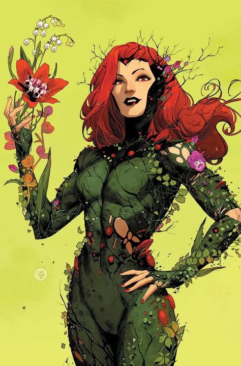 Poison Ivy Cartoon, Poison Ivy Character, Poison Ivy (character), Poison Ivy Comic, Batman Painting, Pamela Isley, Dan Mora, Poison Ivy Dc Comics, Dc Art