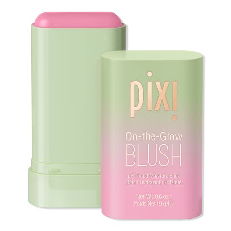 On-the-Glow Blush Tinted Moisture Stick - PIXI ON THE GLOW BLUSH CHEEK TONEBenefitsHydrating solid cheek tint that conditions as well as provides colour.Can be used on cheeks & lipsVitamin packed for antioxidant benefitsOne sweep colour payoffComplements all skin tonesKey IngredientsFruit Extracts nourish and renew complexionGinseng revitalizes and balancesAloe Vera soothes and calms - On-the-Glow Blush Tinted Moisture Stick Pixi On The Glow Blush, Pixi On The Glow, On The Glow Blush, Blush Stick, Sephora Skin Care, Blush On Cheeks, Raspberry Fruit, Preppy Christmas, Cheek Tint