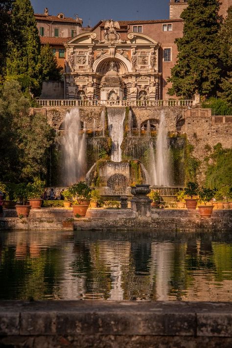 Italy Mansion, Tivoli Rome, Tivoli Italy, Fictional World, Dream Lifestyle, Rome Italy, Travel Around, Europe Travel, Rome