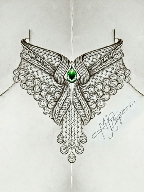 Accessories Design Sketch, Jewellery Sketch, Jewellery Designing, Jewellery Illustration, Necklace Drawing, Jewelry Sketches, Jewelry Sketch, Traditional Indian Jewellery, Jewellery Design Sketches