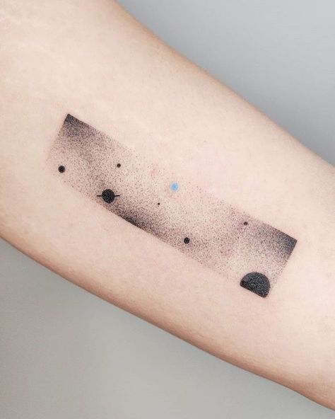 Planet Ink, Nerd Tattoo, Planet Tattoos, Dot Tattoos, Pale Blue Dot, Hand Poked Tattoo, Tattoos Skull, Tattoo Equipment, Poke Tattoo