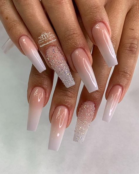 Tom Nguyen on Instagram: “Transformation Tuesday for her engagement ✨✨.. .. .. Tag and share with anyone who likes Classy Nail Look” 21st Birthday Nails, Sweet 16 Nails, Ice Ice Baby, Pink Acrylic, Pink Acrylic Nails, Birthday Nails, Acrylic Nails Coffin, Classy Nails, Dream Nails