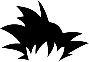 Goku Png, Goku Hair, Hair Stenciling, Hair Vector, Dragon Ball Tattoo, Hair Logo, Hair Png, Stencil Diy, Anime Hair