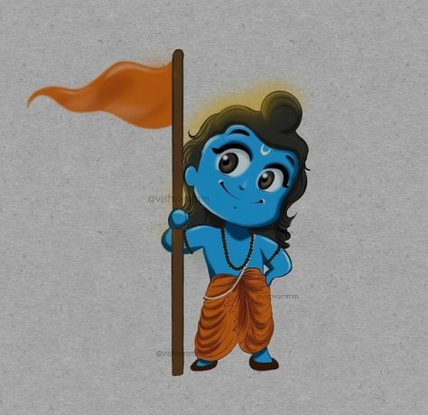 Ram Cartoon Drawing, Ram Drawing Cute, Ram Cartoon Images, Baby Rama Lord, Vishnu Cartoon, Shree Ram Drawing Easy, Ram Cartoon, Little Hanuman, Cute Ram