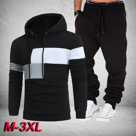 Sweater And Sweatpants, Gym Tracksuit, Men Tracksuit, Tracksuit Men, Suits Men, Men Hoodies, Streetwear Shorts, Mens Pajamas Set, Mens Thermals